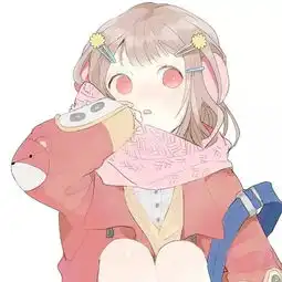 库洛米紫色头像女卡通简