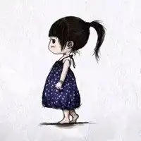 辫子女孩头像卡通图片大全微信头像图片大全