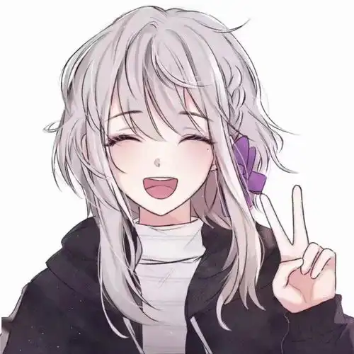 动漫女生头像丧气