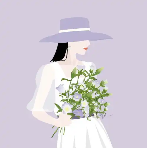 森女头像文艺范手绘文艺