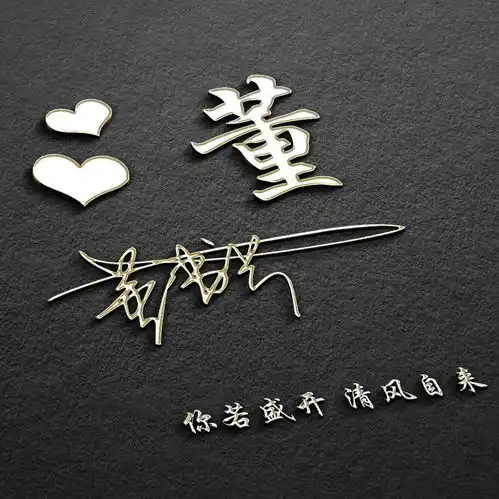 用你的名字做微信头像,超好看的姓氏连笔签名头像,快来换上吧