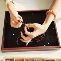 美女佛珠头像微信头像图片大全