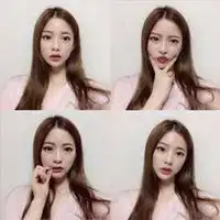 四宫格女生头像高清大图微信头像图片大全