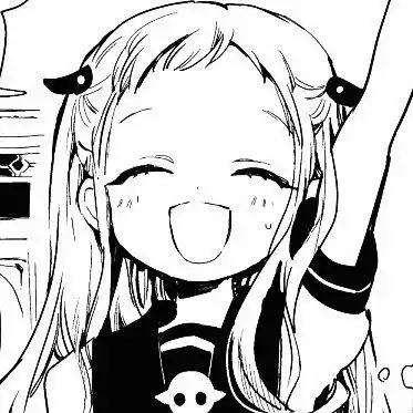 黑白线条简约动漫女生头像花是路边捡的,送你是因为找不到垃圾桶