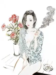 她的插画,让人春心荡漾,好撩人