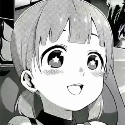 林弦黑白二次元动漫女生头像