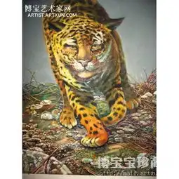 曹月曹月金钱豹类别动物油画淘宝名人字画书画服务中心书画销售中心书画拍卖中心名人字画字画交易字画销售字画拍卖字画买卖博艺艺术