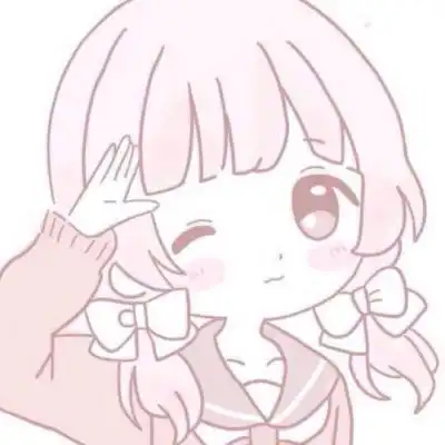 卡通头像女手绘句句