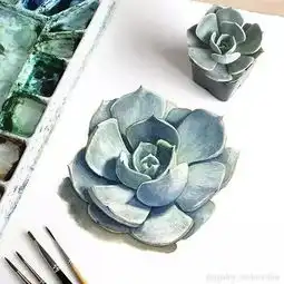 我想和你,一边种,一边画