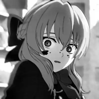 二次元黑白高冷女头像丧系动漫女头一组