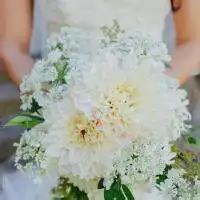 唯美浪漫捧花女人头像微信头像图片大全