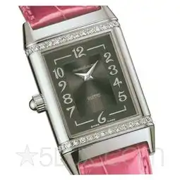 积家jaegerlecoultre30m生活防水手动机械女款蓝宝石水晶钢鳄鱼皮小三针折叠扣黑色系女款长方形精钢镶钻鳄鱼皮reverso小三针女表q2568401
