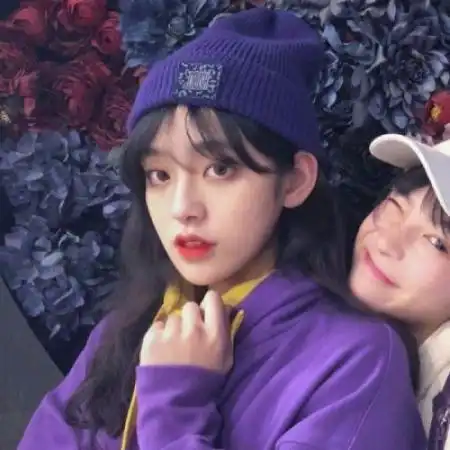 ins风格闺蜜头像,好看漂亮一对两张