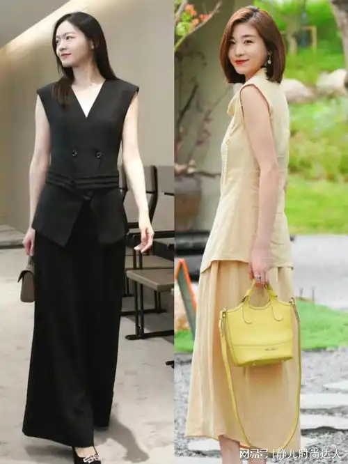 看来看去,知性穿搭最适合职场的中年女人,不仅高级还优雅