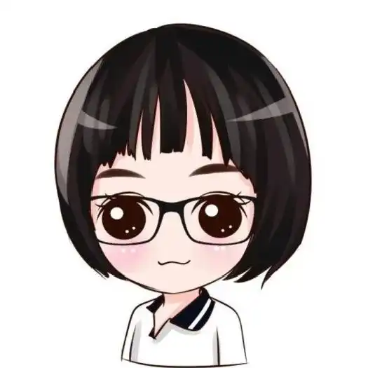 戴眼镜美女头像短烫发情