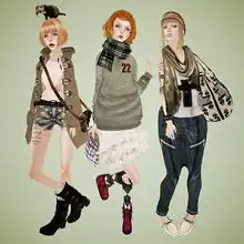 森女头像文艺范手绘壁纸