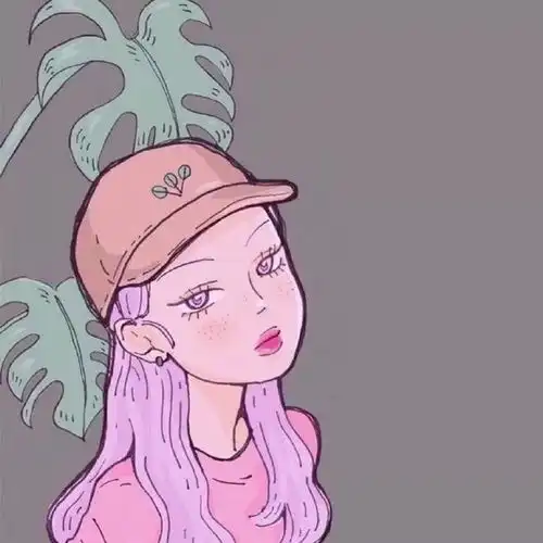 头像女生可爱漫画绘画情