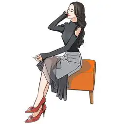 足够美丽,自带仙气