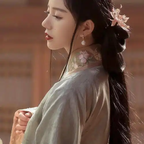 古风人物真人头像女