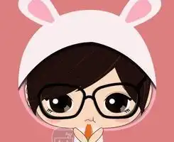 请各位漫友帮我找个可爱的带黑框眼镜的动漫女生最好是能做成qq头像的,谢谢啦