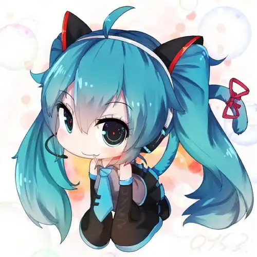 初音未来头像动漫q版