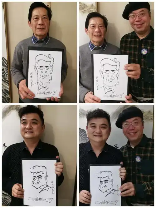 惊为天人30秒画像第一人大学教授被美女帅哥赞为神笔中华