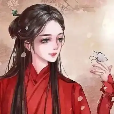 唯美古风头像女手绘匠人