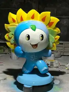 公园玻璃钢卡通公仔肇庆玻璃钢卡通雕塑名图玻璃钢雕塑价格