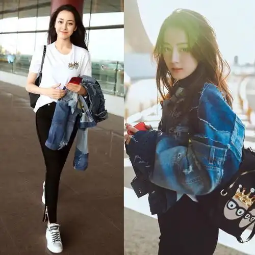 8位当红女星私服pk,迪丽热巴颜值超能打,杨超越真的很村花