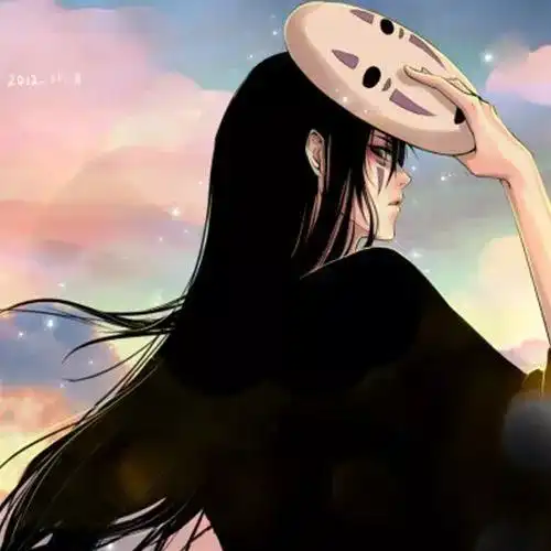 戴面具动漫冷酷头像