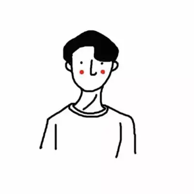 手绘黑白头像女高圆圆