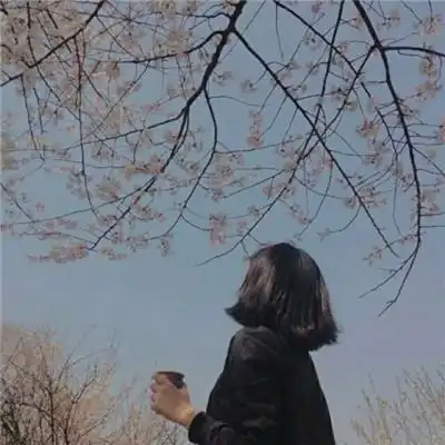 女生背影头像唯美伤感没有分手何必有忧愁