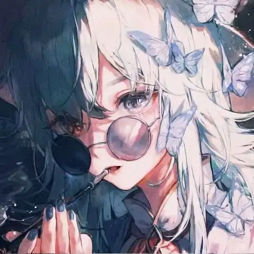 第601期动漫女头0320好仙气的动漫单人微信头像