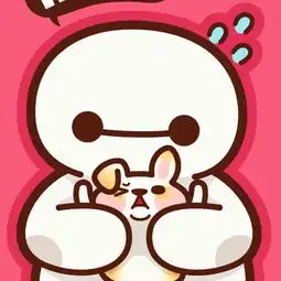 女生头像卡通动物可爱呆萌曲别针