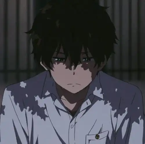 动漫男头伤感头像