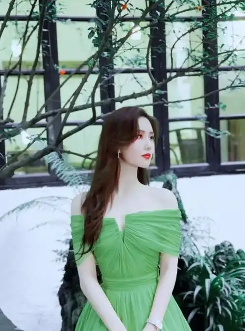 刘诗诗真有仙女气质,穿藕荷色长裙衬得肌肤雪白,冷艳又美丽

