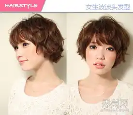 短发清纯头像女生毛线帽