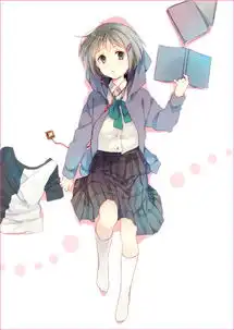 二次元女生抑郁头像少女