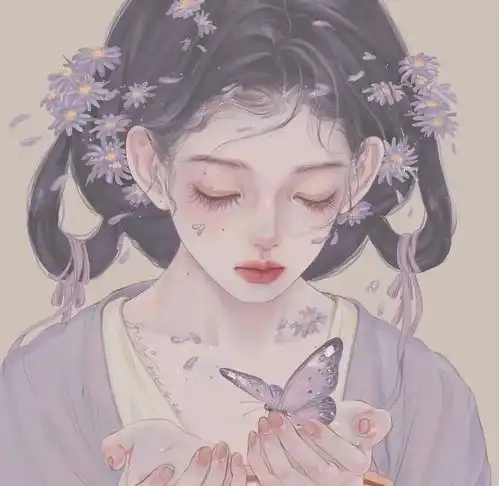 插画女头像系列