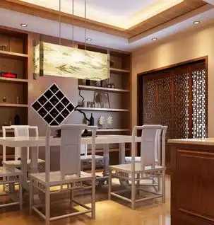 中式餐桌装修效果图
