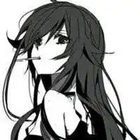 动漫黑白女头像冷酷微信头像图片大全