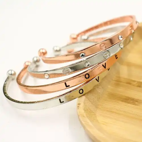 手链女韩版泫雅风简约时尚百搭学生森系闺蜜潮个性细开口情侣手镯