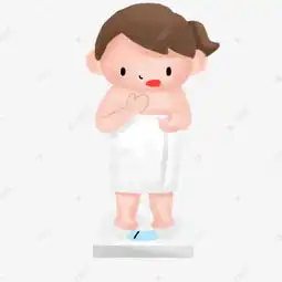 减肥女生卡通手绘免费下载素材图片免费下载千库网