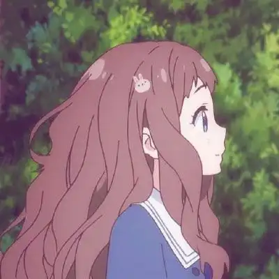 动漫头像女生可爱唯美习惯了另一个人的习惯