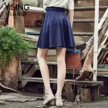 180度时尚个性休闲气质2017春装新款百褶裙半身裙子春季女装4634