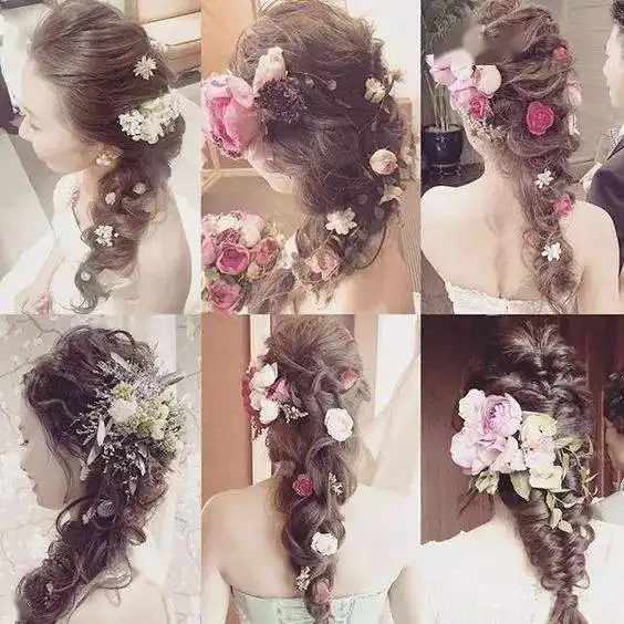 春季花仙子新娘造型,仙气十足