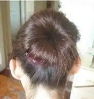 韩式女生扎头盘发方法步骤图解