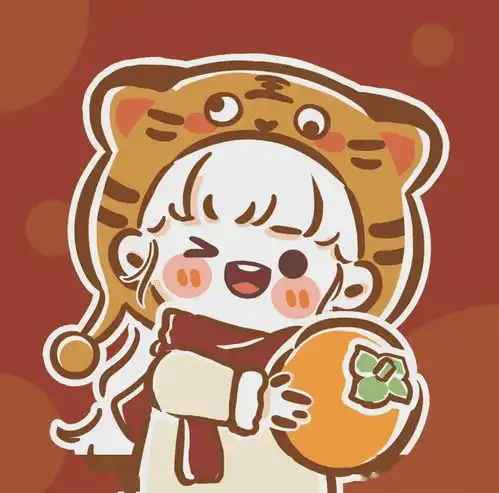 可爱老虎的微信头像