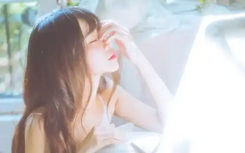 堆糖拿花女头小清新