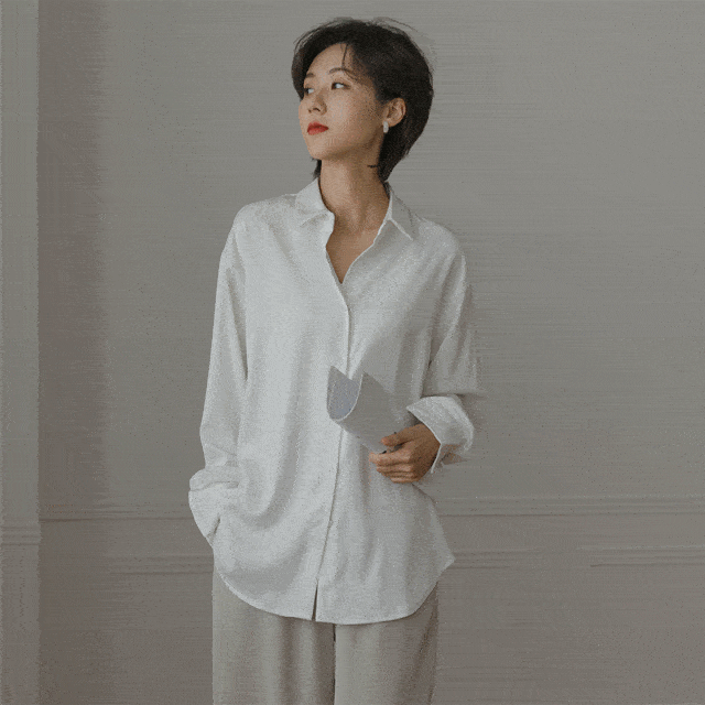 俞飞鸿同款真丝衬衫,丝滑垂顺自带高级感,穿上显瘦10斤